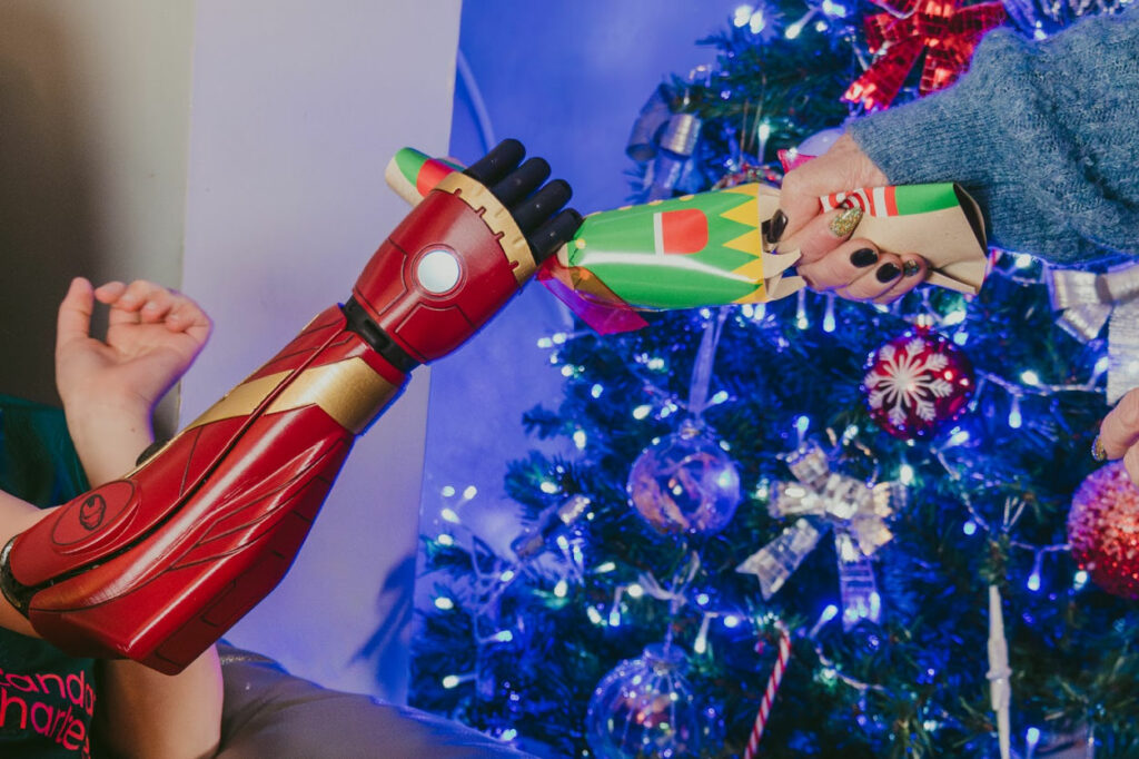 Harry gets a Hero Arm from NHS in time for Christmas!